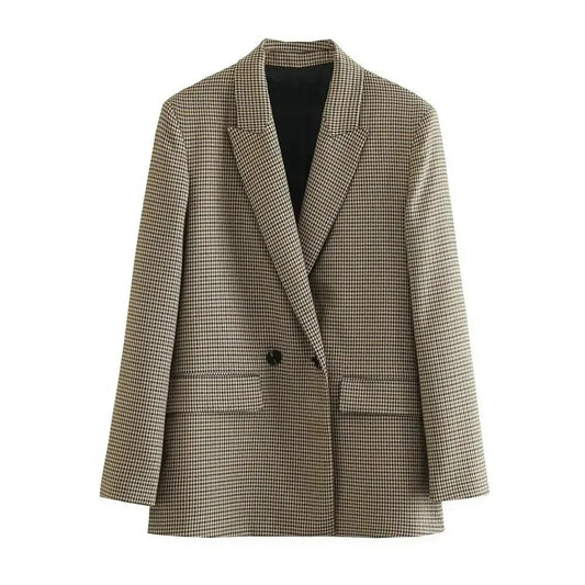 Evelyn - Blazer à carreaux pour femme